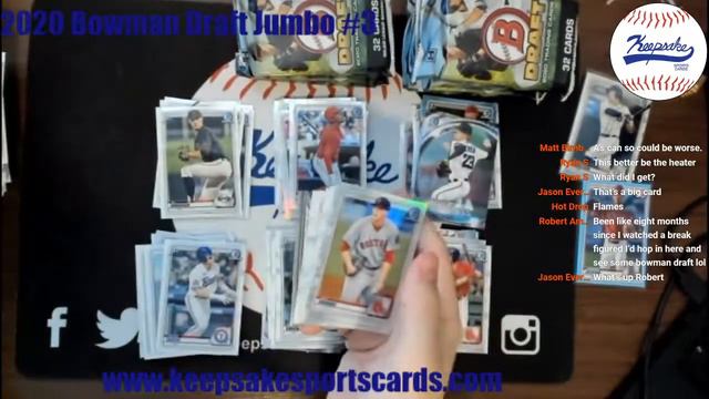 2020 Bowman Draft Jumbo #3 смотреть онлайн