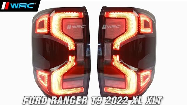 Ford Ranger T9 2022 XL XLT Dynamic Tail Lamp ( Clear + Red Line ) смотреть онлайн