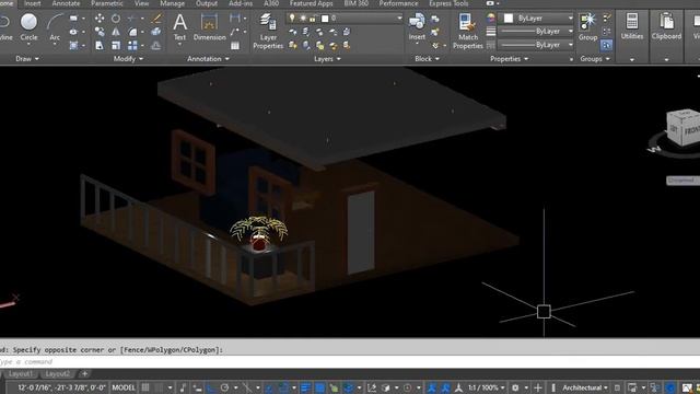 3D DrawingRoom in Autocad -PART 03 adding SUN & SKY setup. смотреть онлайн