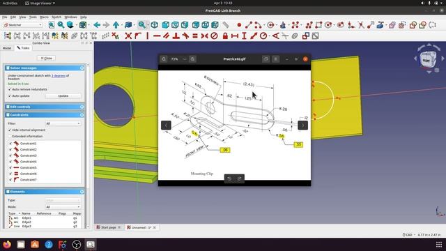 FreeCAD Link Sheet Metal Practice 05 смотреть онлайн