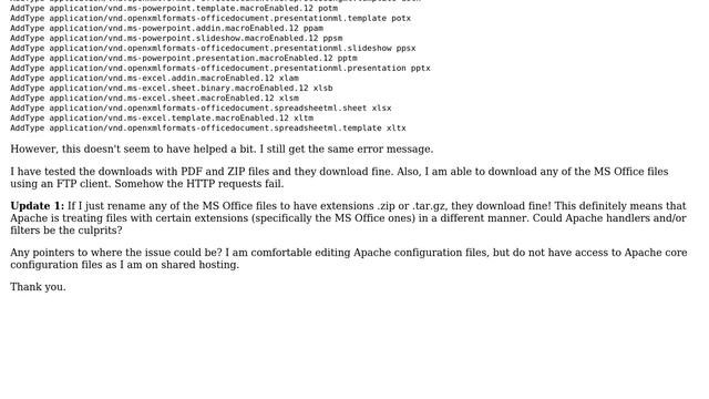 DevOps & SysAdmins: HTTP 400: No Host matches server name for MS Office files on Apache Server смотреть онлайн
