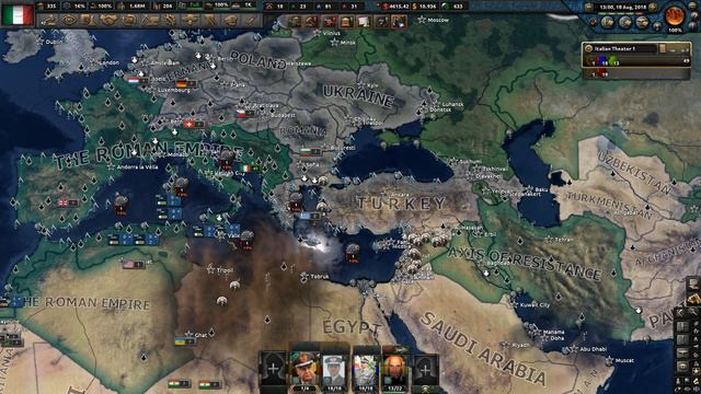 ROMAN GREEK WARS! Hearts of Iron 4: Millennium Dawn Modern Day Mod: Italy Roman Empire #3 смотреть онлайн