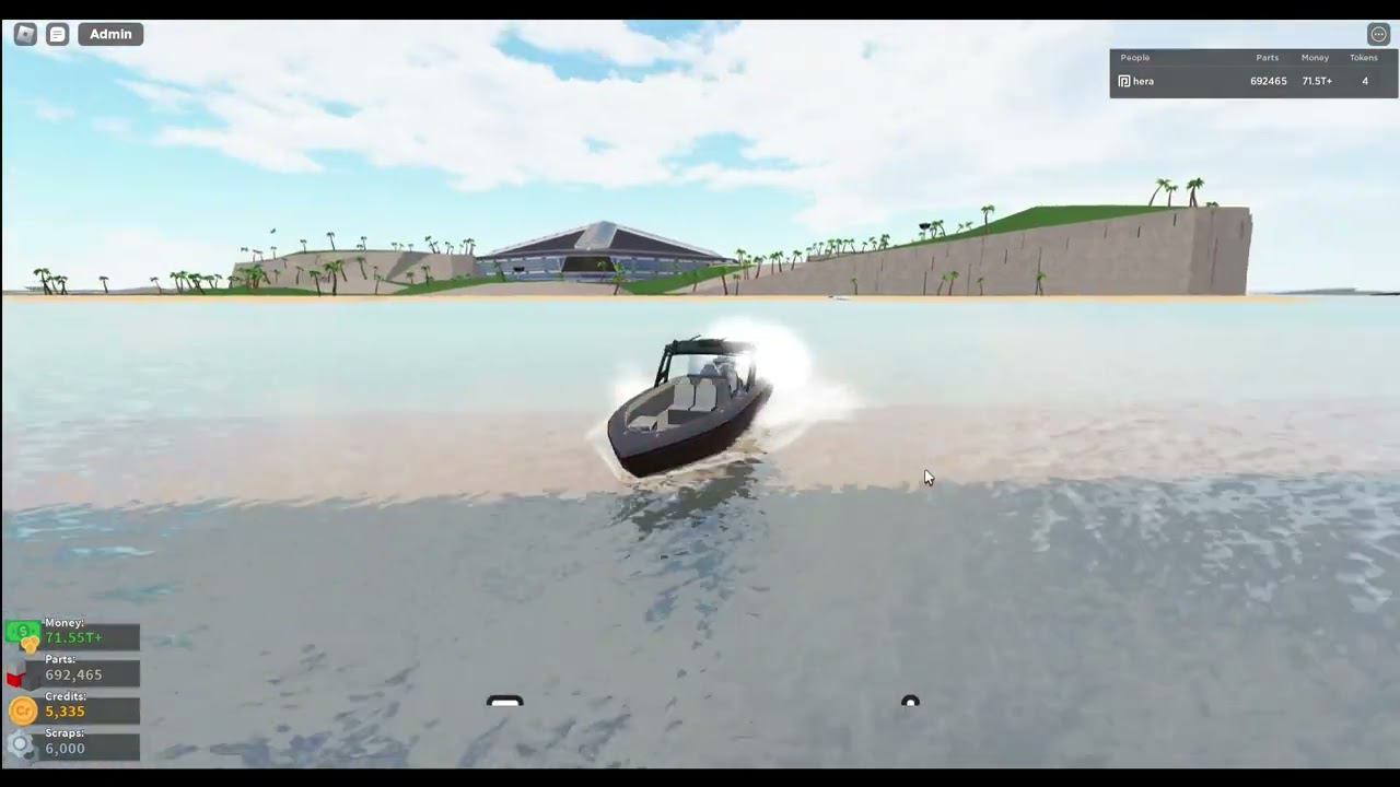 Roblox | Взрыв ядра в Car Crushers 2 и побег на лодке! смотреть онлайн