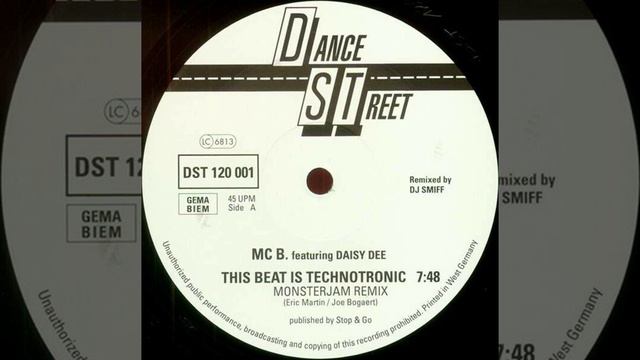 MC B. feat. Daisy Dee - This Beat Is Technotronic (Monster Jam Remix) смотреть онлайн