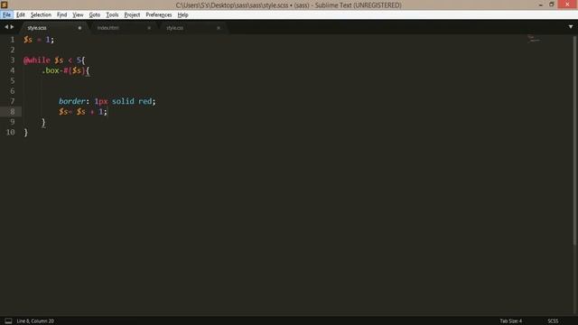 While loop in SASS - 12 смотреть онлайн