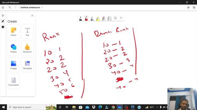 Day18 Window Function (Partition By, Rank, Dense Rank, Row Number ) in SQL (Hindi) смотреть онлайн