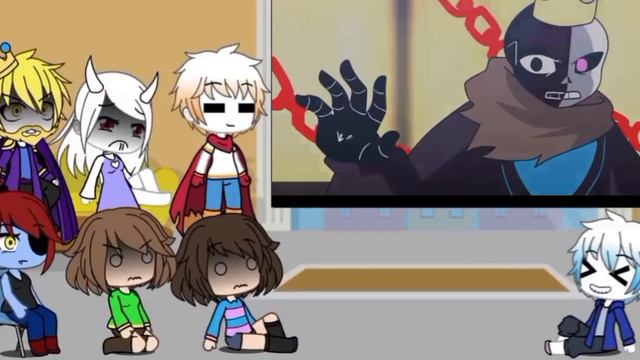 Undertale aus react to Error404!Sans vs KingOfMultiverse!Sans / Undertale AU's reageren смотреть онлайн