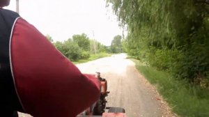 Дальнобой на мотоблоке едем в лес