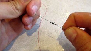 Как правильно привязать крючок с лопаткой к леске