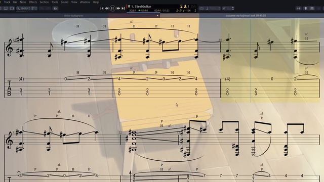 RADWIMPS - Suzume no Tojimari Ost Fingerstyle Guitar Tab by j!L смотреть онлайн