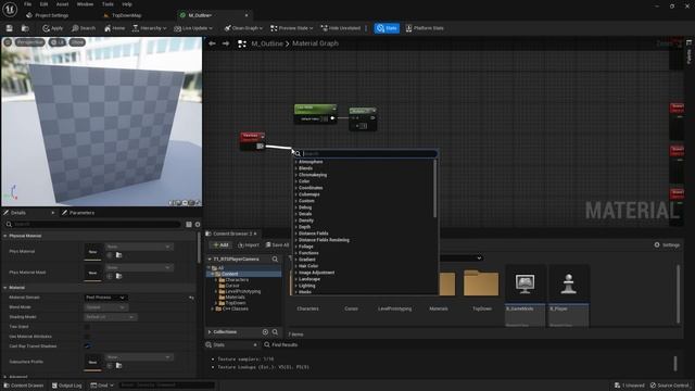 Creating an Outline Material in Unreal Engine 5 смотреть онлайн