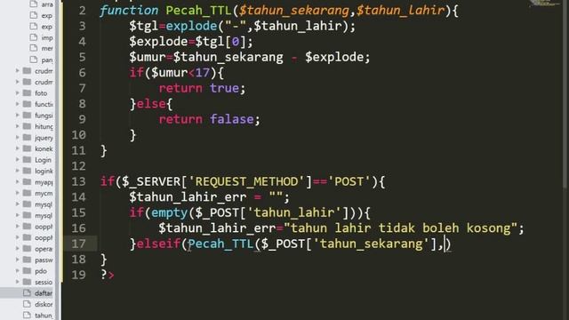 Code PHP supaya tidak bisa daftar ketika umur kurang смотреть онлайн