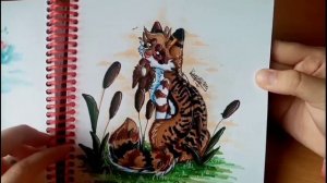 ✨~Мои рисунки Котов-Воителей//Обзор№44//Гифты//Мои персонажи//Ос//Кофейка~✨