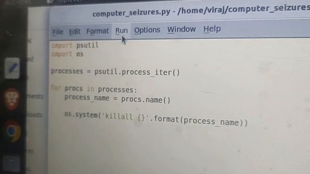 fun python system seizure program смотреть онлайн