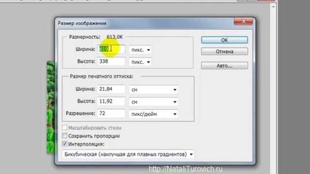 Как изменить размер картинки в фотошопе смотреть онлайн