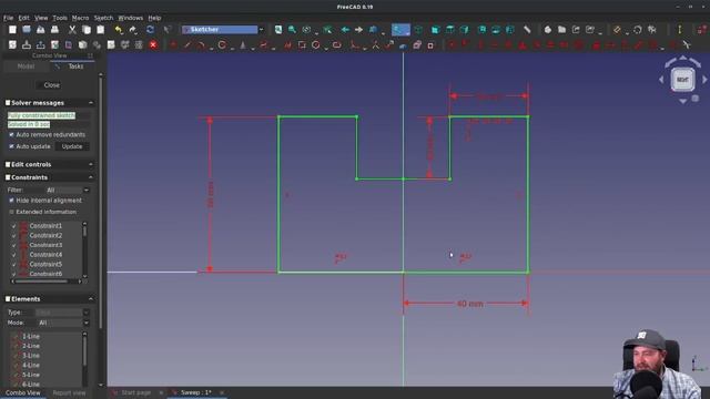FreeCAD - Solving 'Profiles are Inconsistent' In a Sweep |JOKO ENGINEERING| смотреть онлайн
