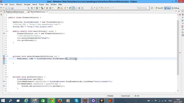 Selenium WebDriver Finding An Element With Id Attribute Tutorial 5 смотреть онлайн