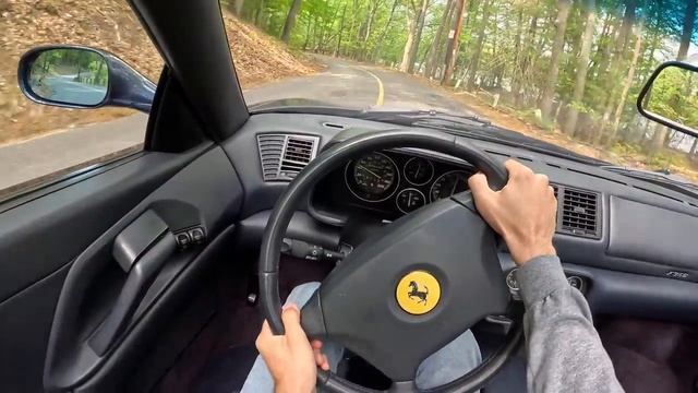 1997 Ferrari F355 Spider - The Gated Manual V8 Supercar You Need to Drive (POV Binaural Audio) смотреть онлайн