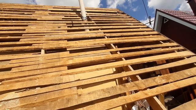 ЧАСТЬ 1/3. Как ПЕРЕКРЫТЬ КРЫШУ на ДАЧНОМ ДОМЕ. смотреть онлайн