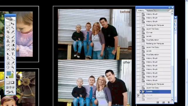 How to clean and color correction in photoshop - Tamil смотреть онлайн