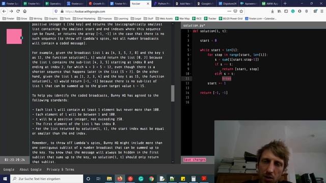 Google's FooBar Challenge | See How I Passed Level 2 in Real-Time (1/2) смотреть онлайн