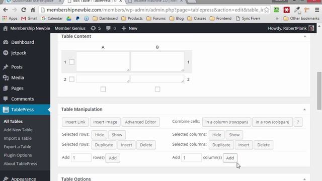 WordPress Membership Sites & Dashboard Pages: Member Genius and TablePress WP Plugins смотреть онлайн