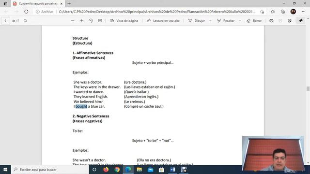 Clase tercera semana 2do parcial Inglés 2 смотреть онлайн