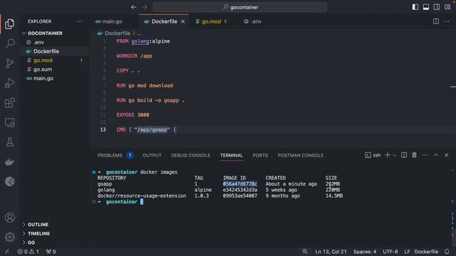 Dockerise a Go application | Multi-stage build | Optimise docker image 🐳 смотреть онлайн