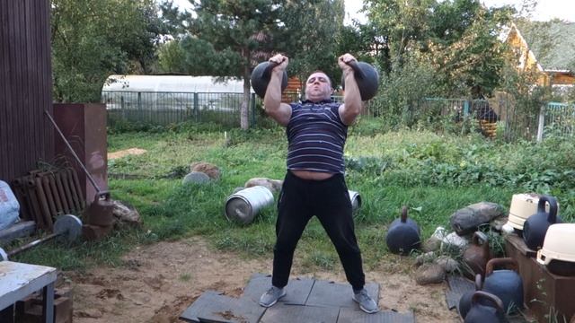 АЛЕКСАНДР ШУЙСКИЙ ПАРНЫЙ ЖИМ ДВУХ ГИРЬ 60+60 КГ60+60 KG KETTLEBELLS DOUBLE PRESS ALEXANDER SCHUISKY смотреть онлайн