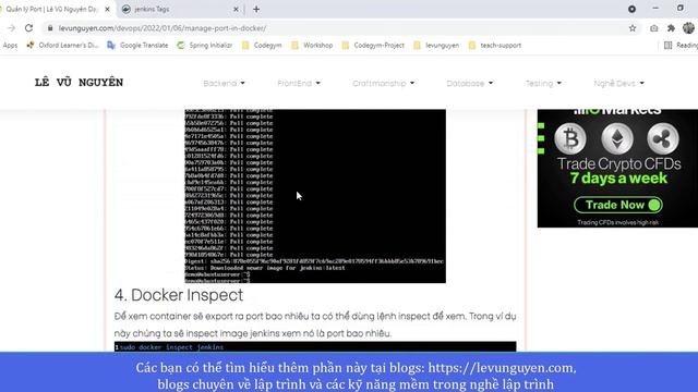 Bài 6: Hướng dẫn sử dụng port trong Docker смотреть онлайн