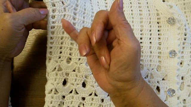 Жакет ажурный крючком.МК Часть3.The Jacket's Openwork Crochet.MK Part3.