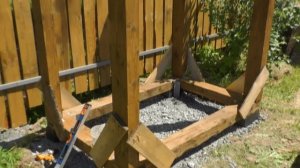 ЛЕТНИЙ ДУШ за 2 дня своими руками из обрезков бруса! ПРОСТАЯ КОНСТРУКЦИЯ