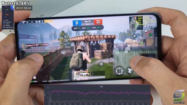 Oppo A98 test game PUBG Smooth Extreme 60 FPS смотреть онлайн