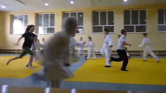 Подвижные игры в дзюдо. "Парные догонялки" смотреть онлайн