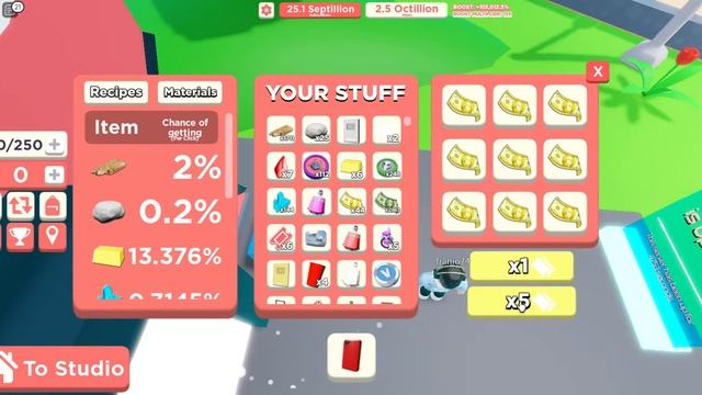 Симулятор Ютубера YouTube в Roblox # 22 Выбил КНОПКУ  к монетам+ Делаем Перерождение