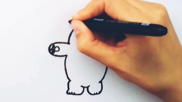 Как легко нарисовать белого мишку/542 смотреть онлайн