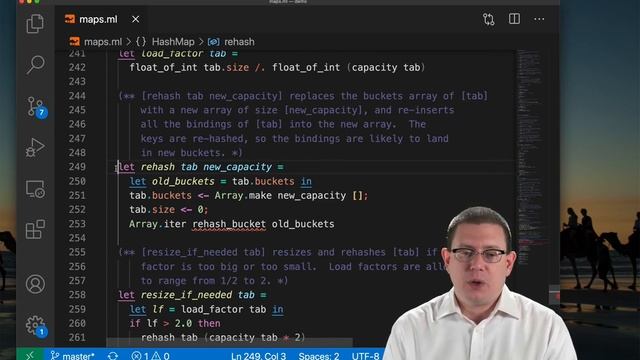 Hash Table Resize Implementation | OCaml Programming | Chapter 8 Video 17 смотреть онлайн