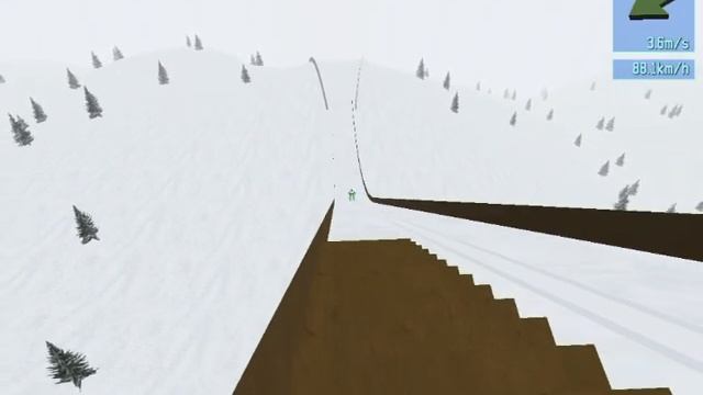 Deluxe Ski Jump 3 jumps. смотреть онлайн