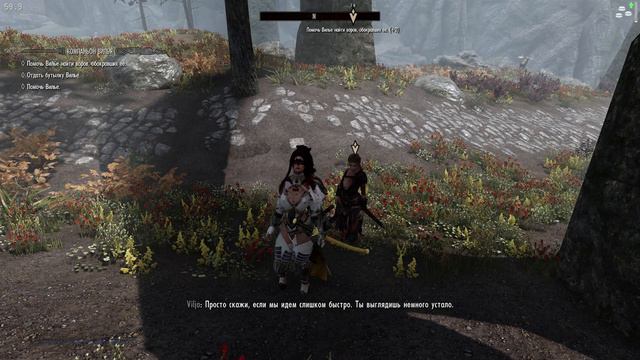 Прохождение #27 - TES 5 Skyrim SE UM - Путешествие с компаньоном Вильей. смотреть онлайн