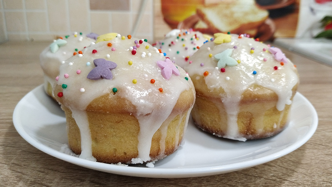 Пасхальные маффины на СКОРУЮ РУКУ / Простой рецепт смотреть онлайн