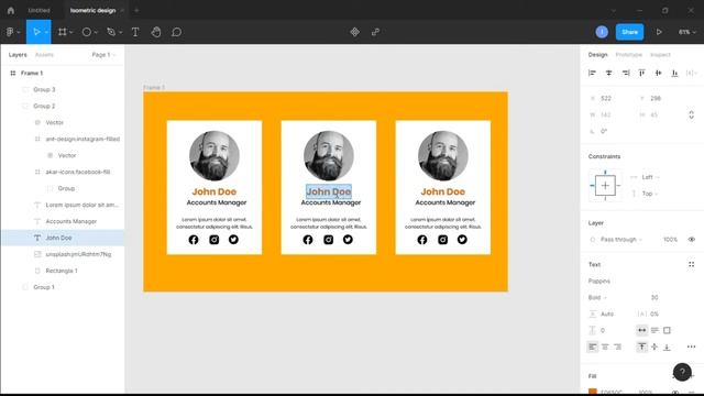 Figma Stack Card Effect | Isometric Design cards смотреть онлайн