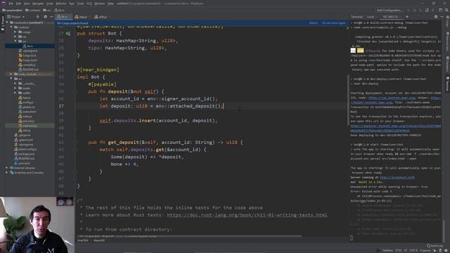 Create Blockchain App (ENGLISH Guide). RUST + REACT Tipbot on NEAR смотреть онлайн