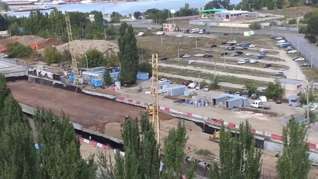 14.09.2015. Строительство моста в Балаково.