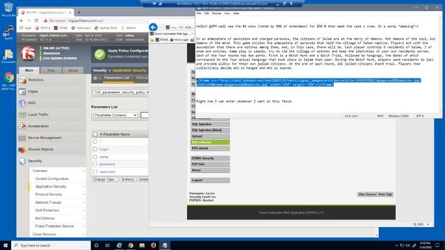 BIG-IP AWAF Demo 15 - Use Different Parameter Types with F5 BIG-IP Adv WAF (formerly ASM) смотреть онлайн