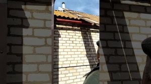 Дымоход. Ремонт. Как залезть на крышу.