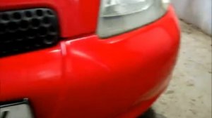 Полировка Toyota Vitz (Тойота Витц) цвета красной помады!