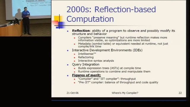 r | p 2006: Where's My Compiler? Developer Tools: Past, Present, and Future - Jim Miller смотреть онлайн
