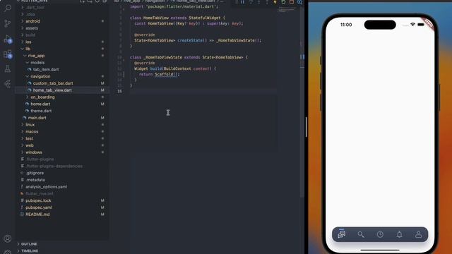 Custom Bottom Navigation Bar with animated icons - Flutter & Rive - Part II смотреть онлайн