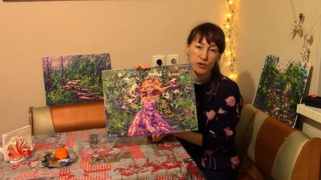 Интуитивная живопись. Звуки леса. Художник Свинар Оксана. смотреть онлайн