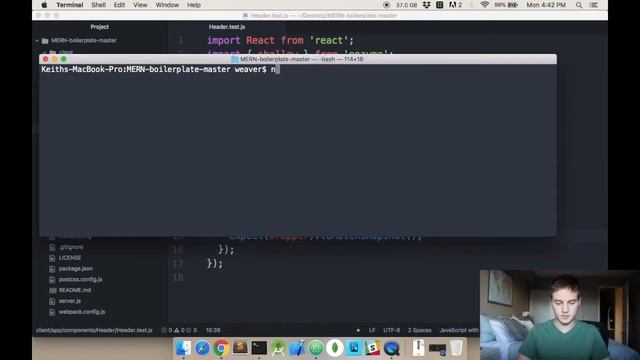 React.js Testing using Jest - Setup & Simple Tests смотреть онлайн